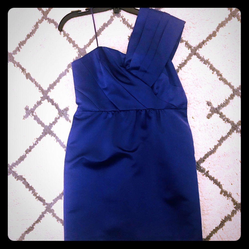 ABS Allen Schwartz blue cocktail dress